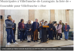 Municipales 2022 de Villefranche de Lauragais