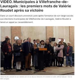 Municipales 2022 de Villefranche de Lauragais