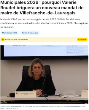 Municipales 2026 de Villefranche de Lauragais